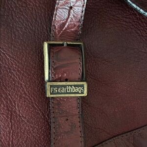 Brown Messenger Bag with Polished Leather and Brass Accents